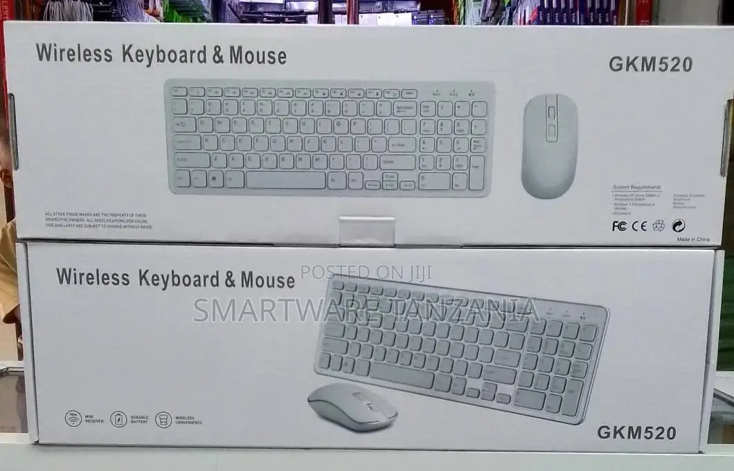 Gkm520 Wireless Keyboard Mouse Combo Set