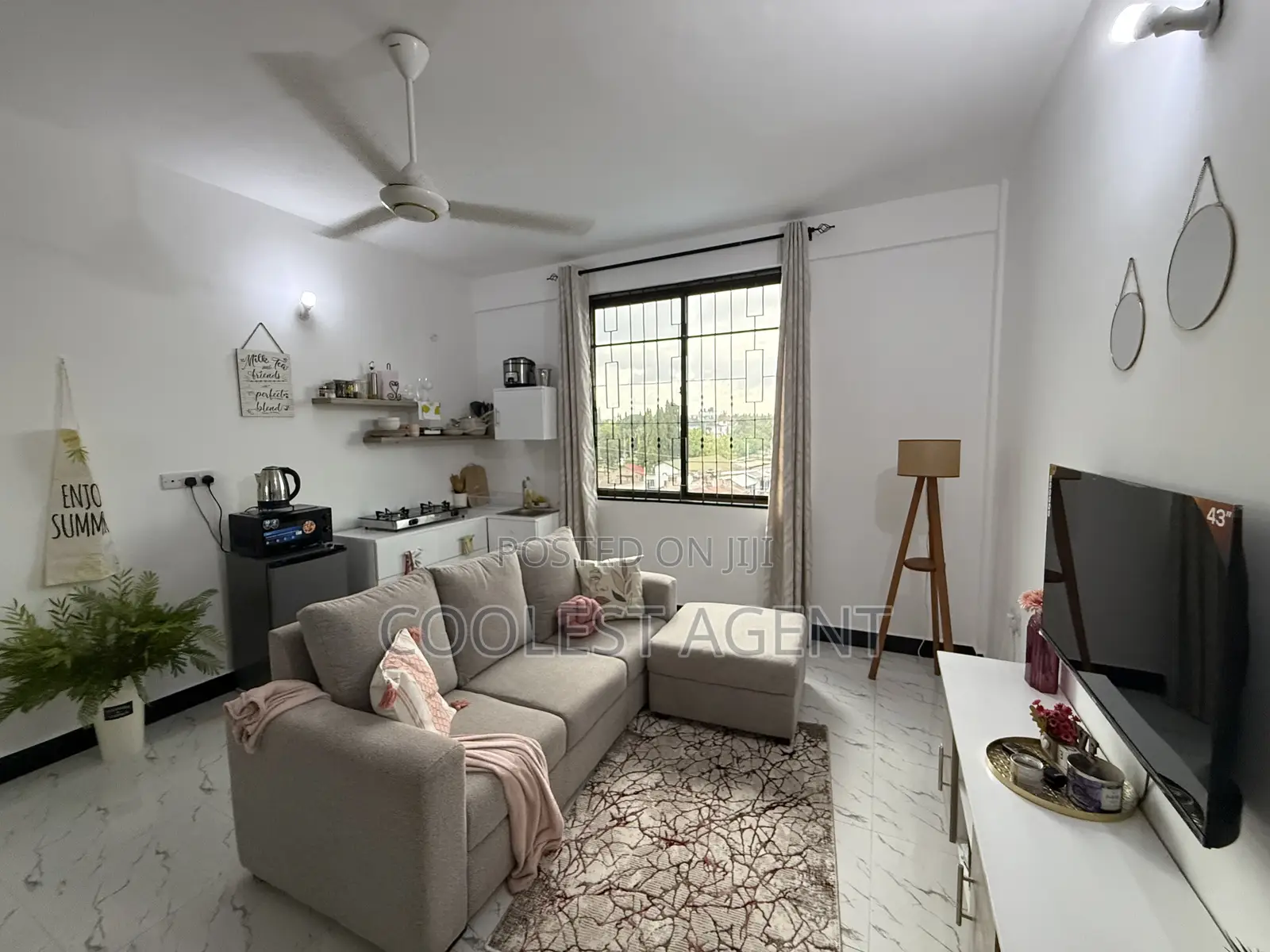 Furnished 1bdrm Apartment in Coolest Estate, Mikocheni for rent