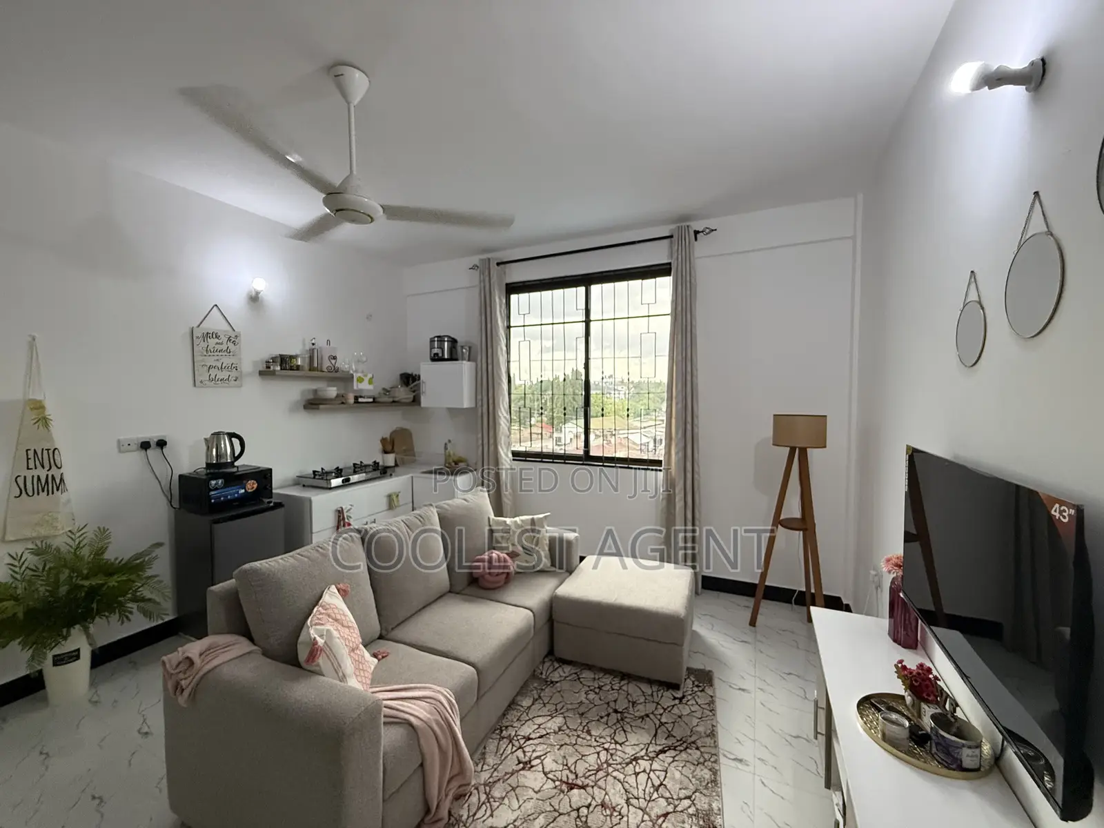 Furnished 1bdrm Apartment in Coolest Estate, Mikocheni for rent