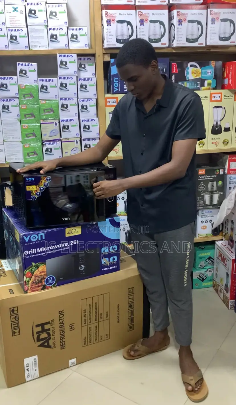 Von Microwave Oven 25l (Inachoma Na Kupasha) Free Delivery.