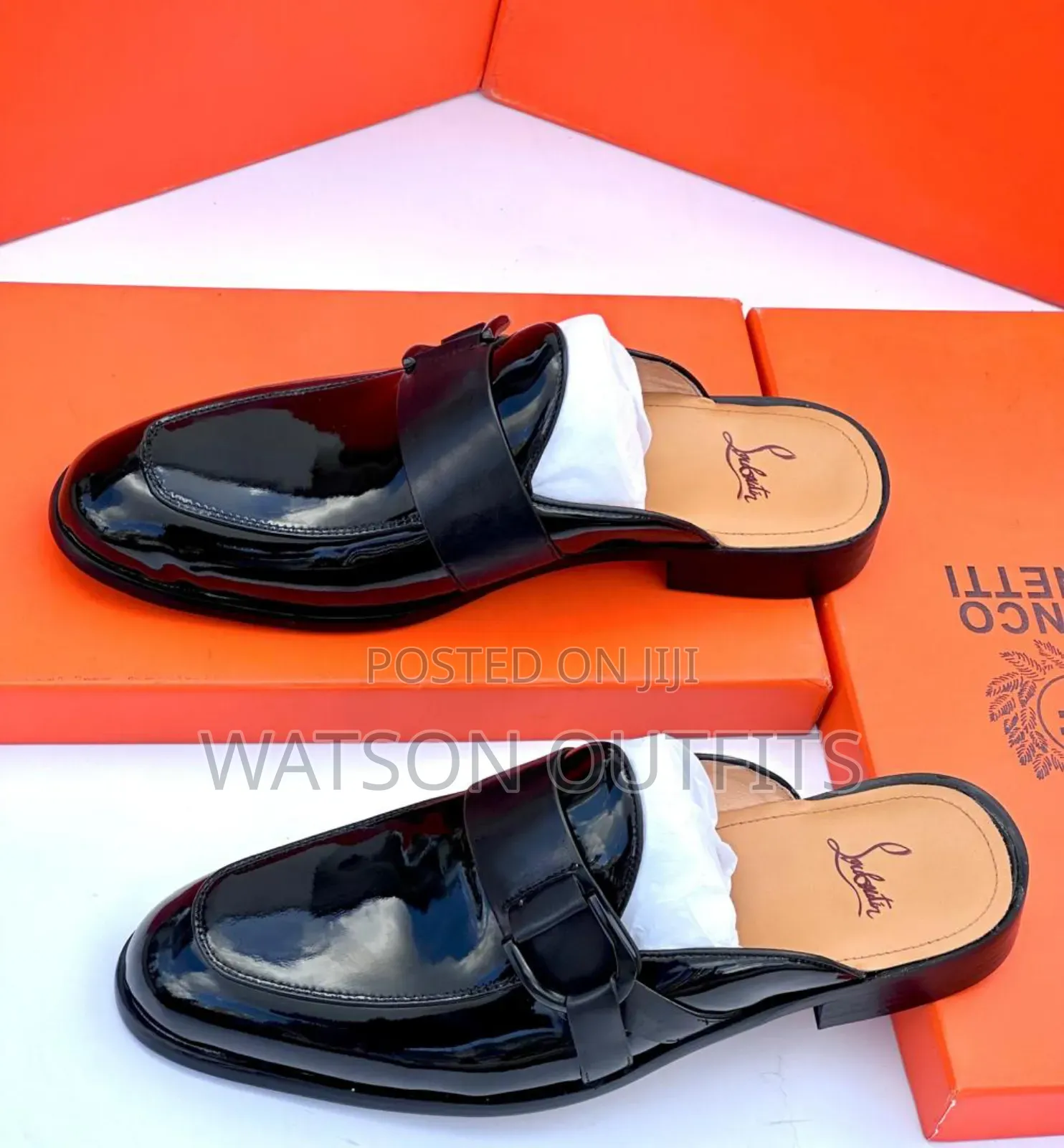Leather Mules or Choki Official Za Kiume