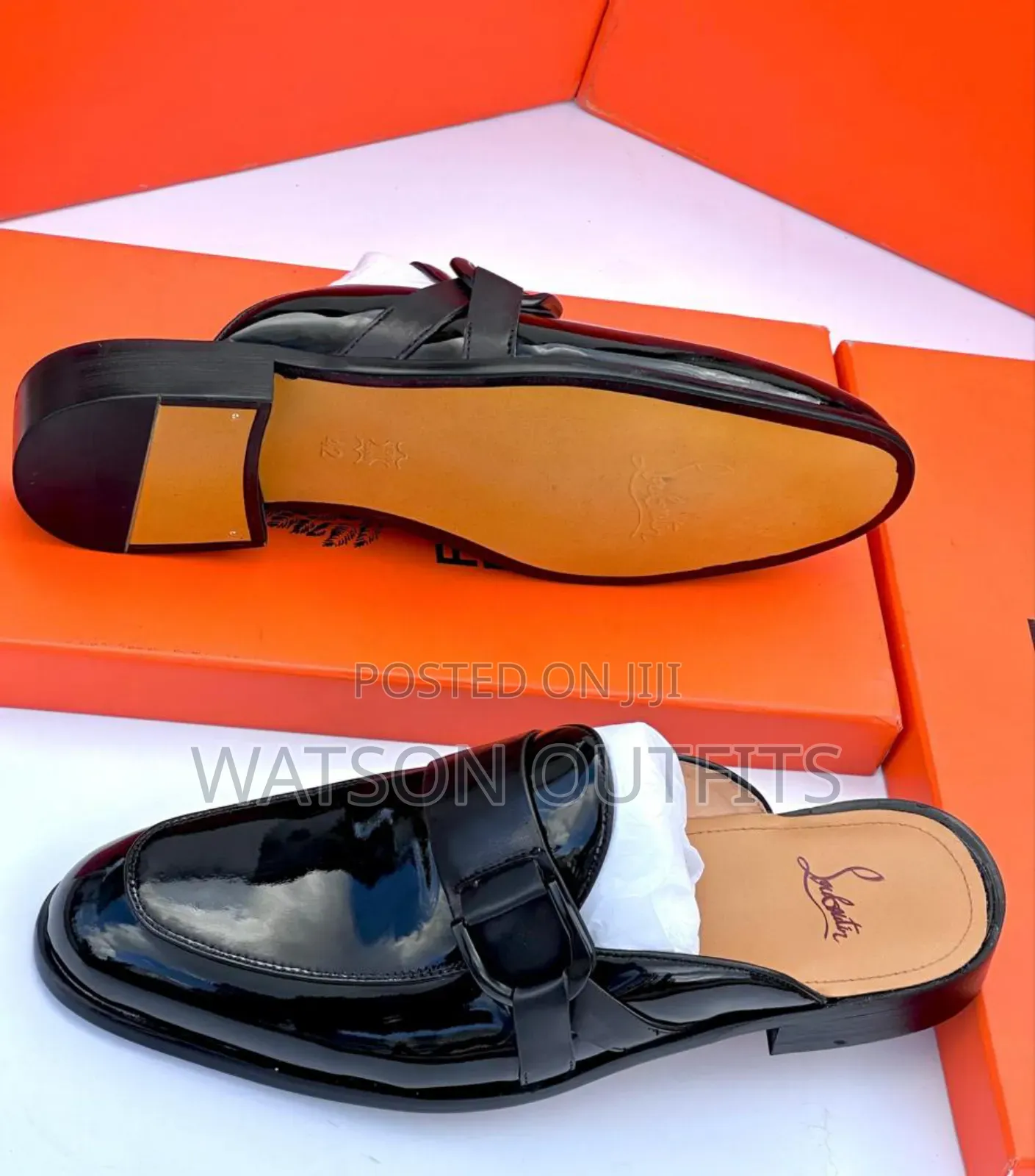 Leather Mules or Choki Official Za Kiume