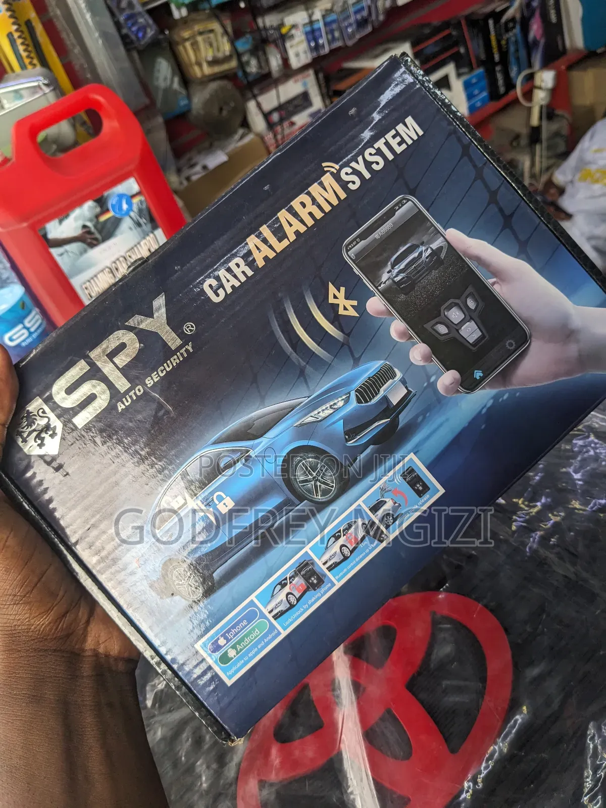 Spay Car Alarm Blotooth