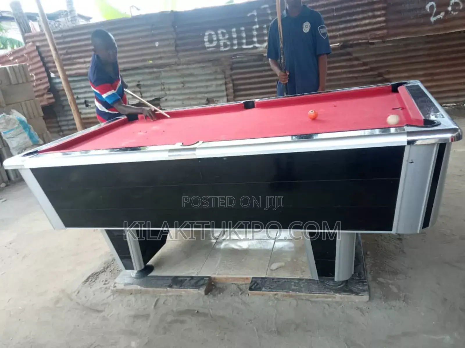 Red Pool Table Original Material Made