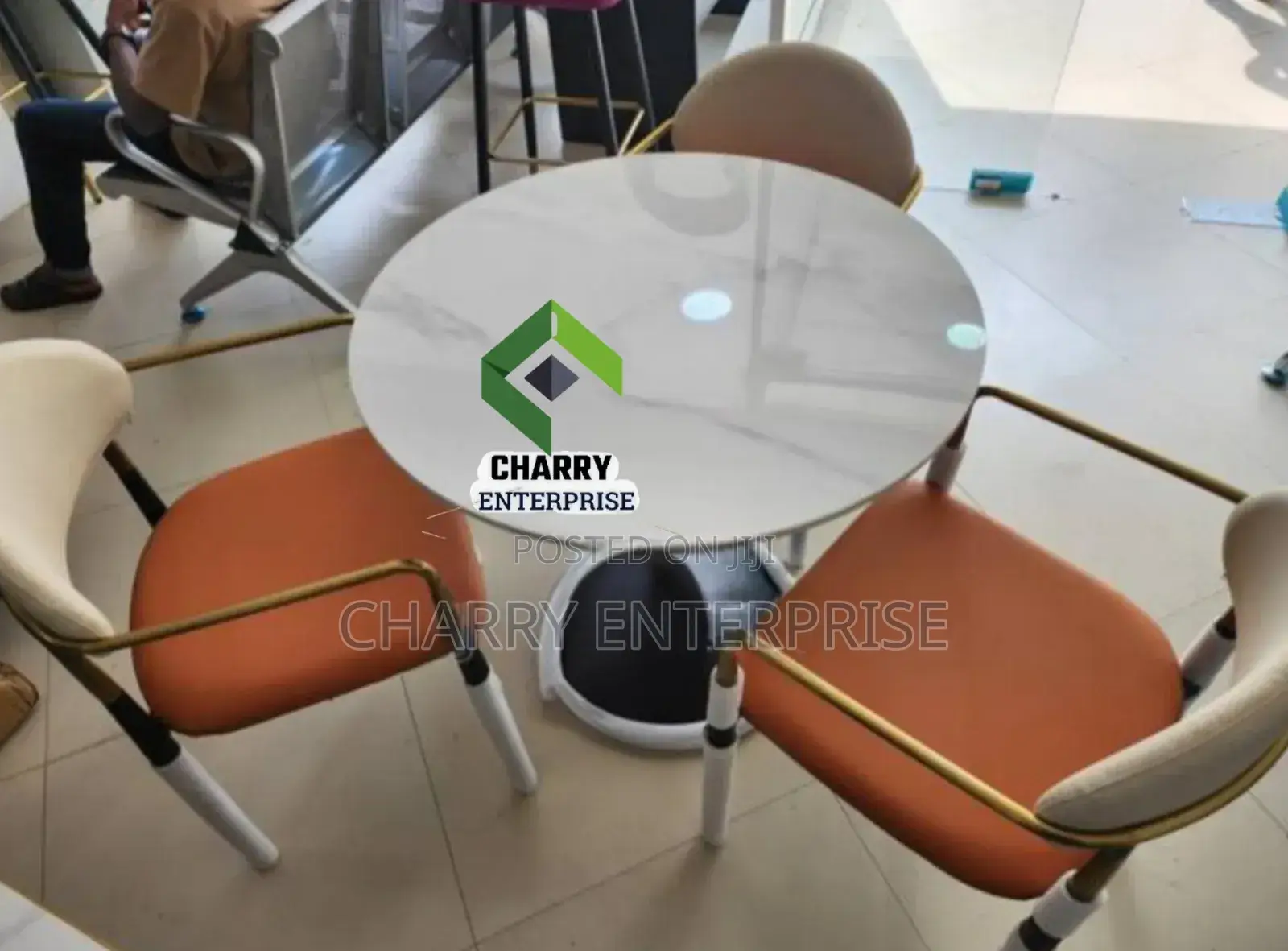 3 Seater Marble Dining Table for Home Restaurant or Else