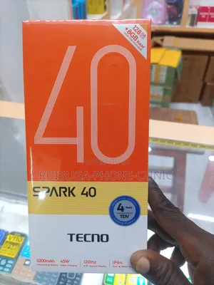 Photo - New Tecno Spark 40 128 GB Black