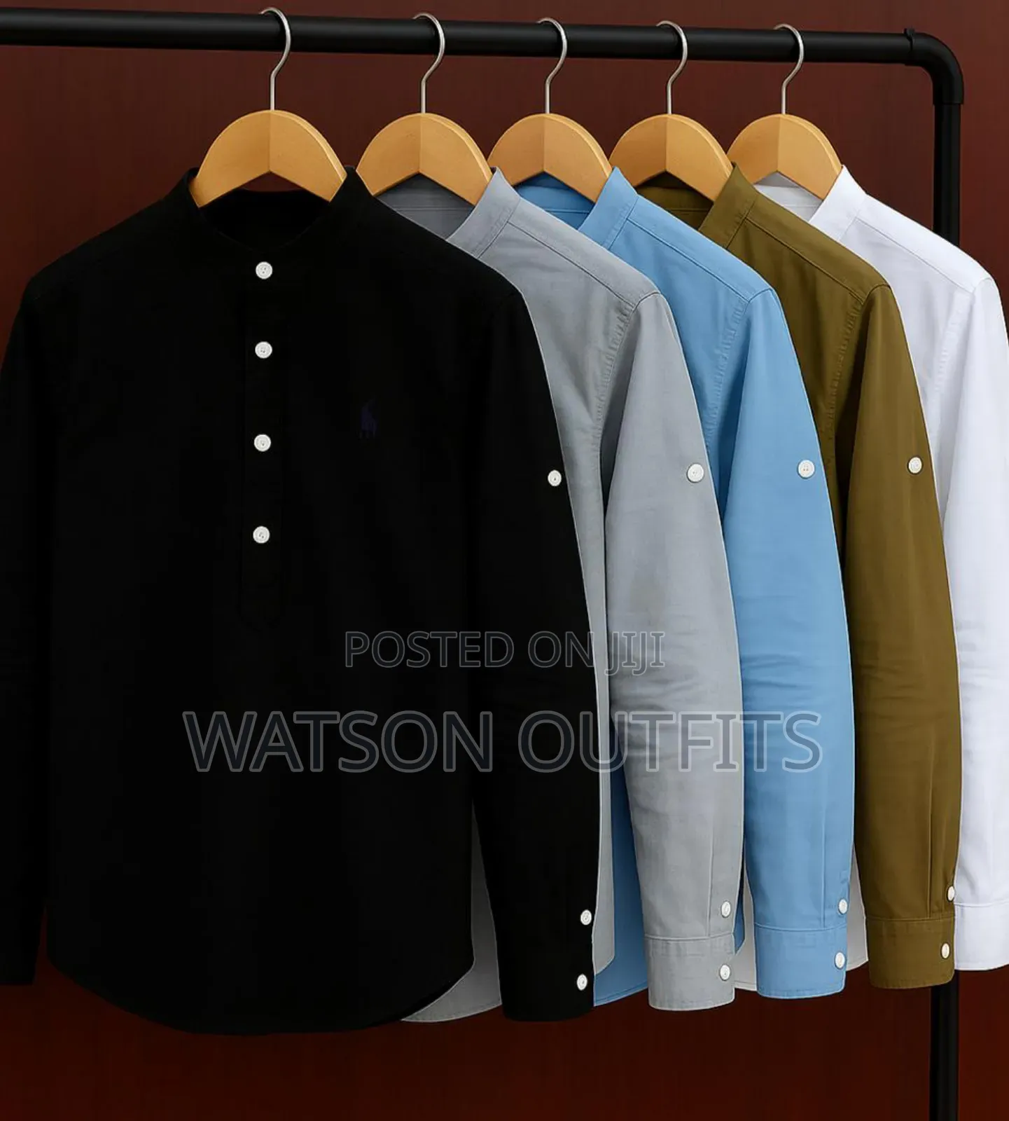 Shirts Clean in Round Collar