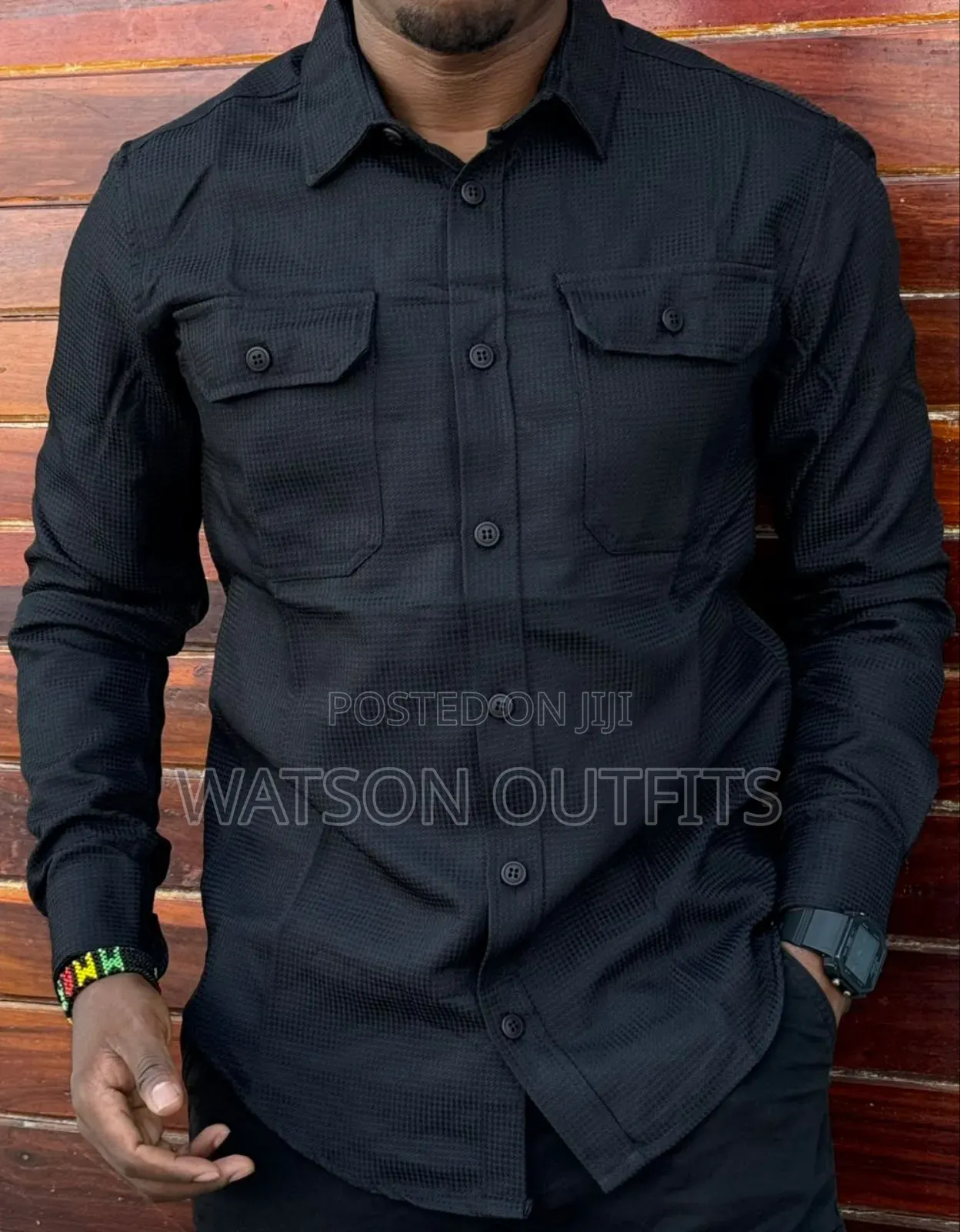 Shati Official Na Smart Za Two Pockets