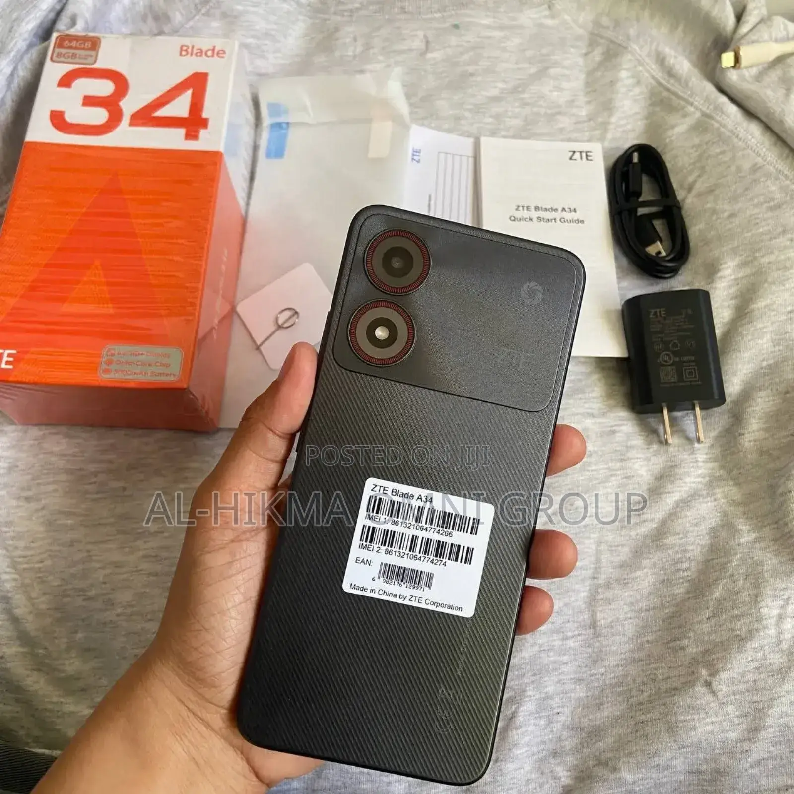 New ZTE Blade A34 64 GB Black