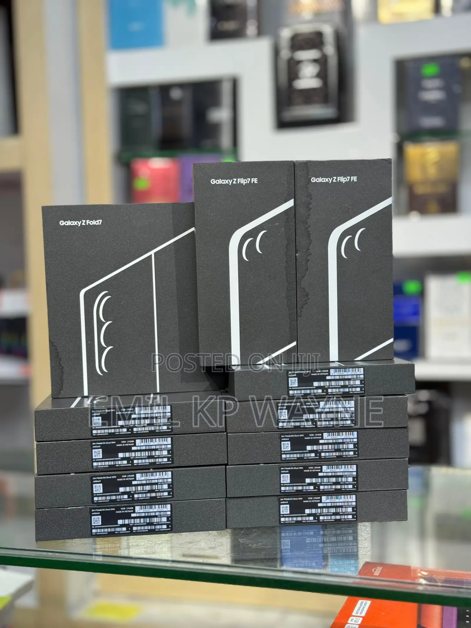 New Samsung Galaxy Z Fold7 256 GB Black
