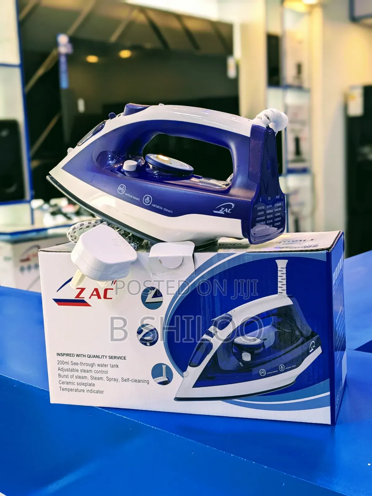Zac Steam Iron