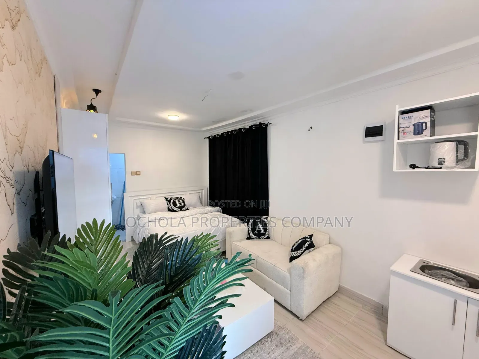 Furnished Studio Apartment in Mikocheni for rent