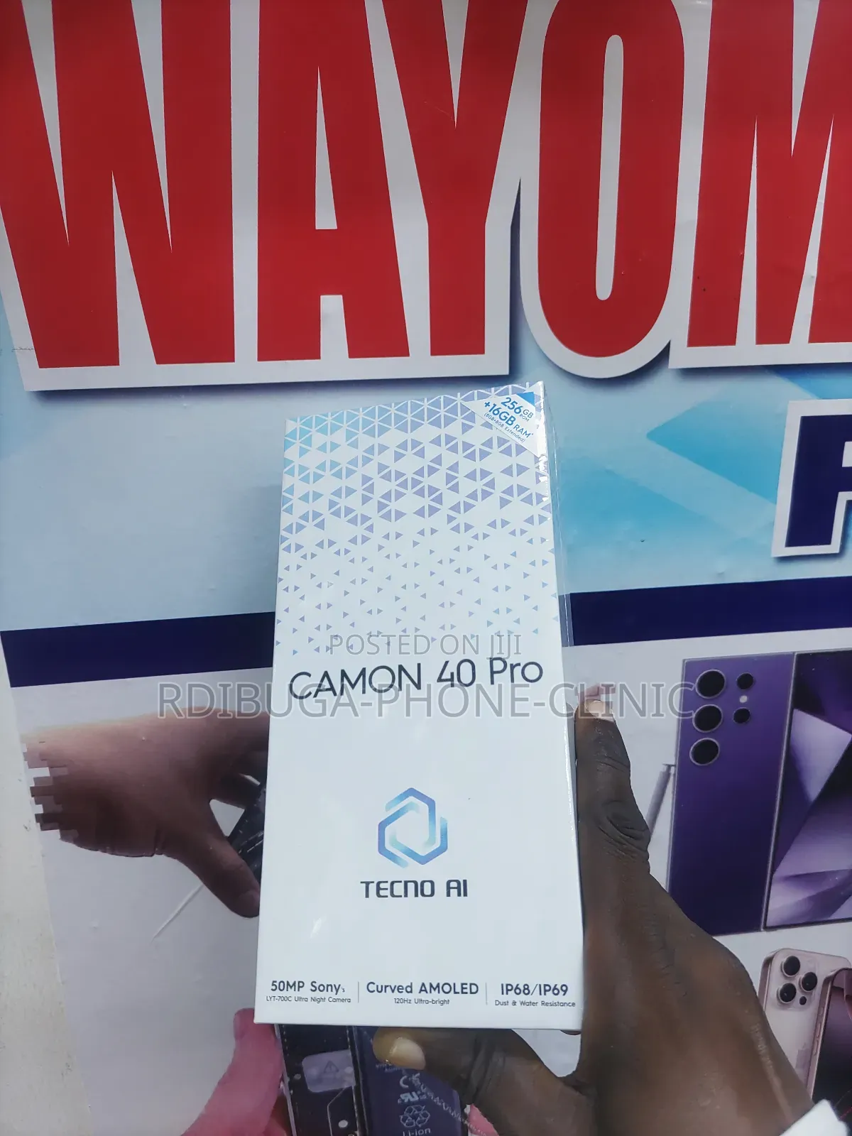 New Tecno Camon 40 Pro 4G 256 GB Silver