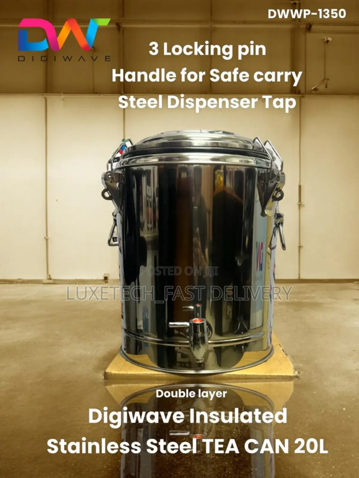 Commercial Insulated Tea Can / Coffee Dispenser With Faucet 20l