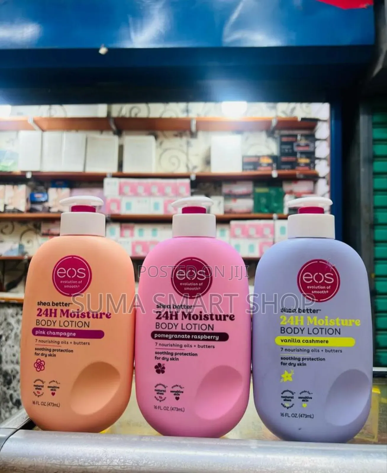 Eos Shea Butter 24h Moisture Lotion .