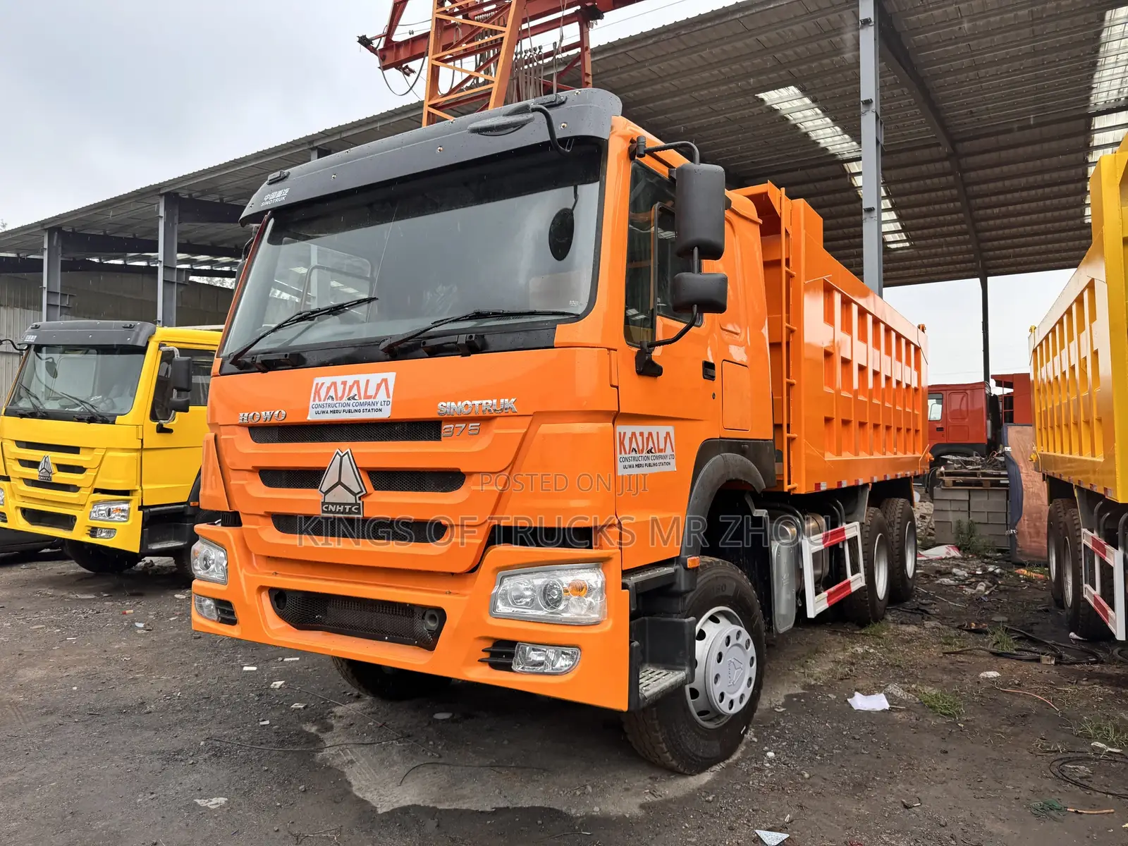 Ready to Order Howo 6x4 Dump Truck 375 Hp