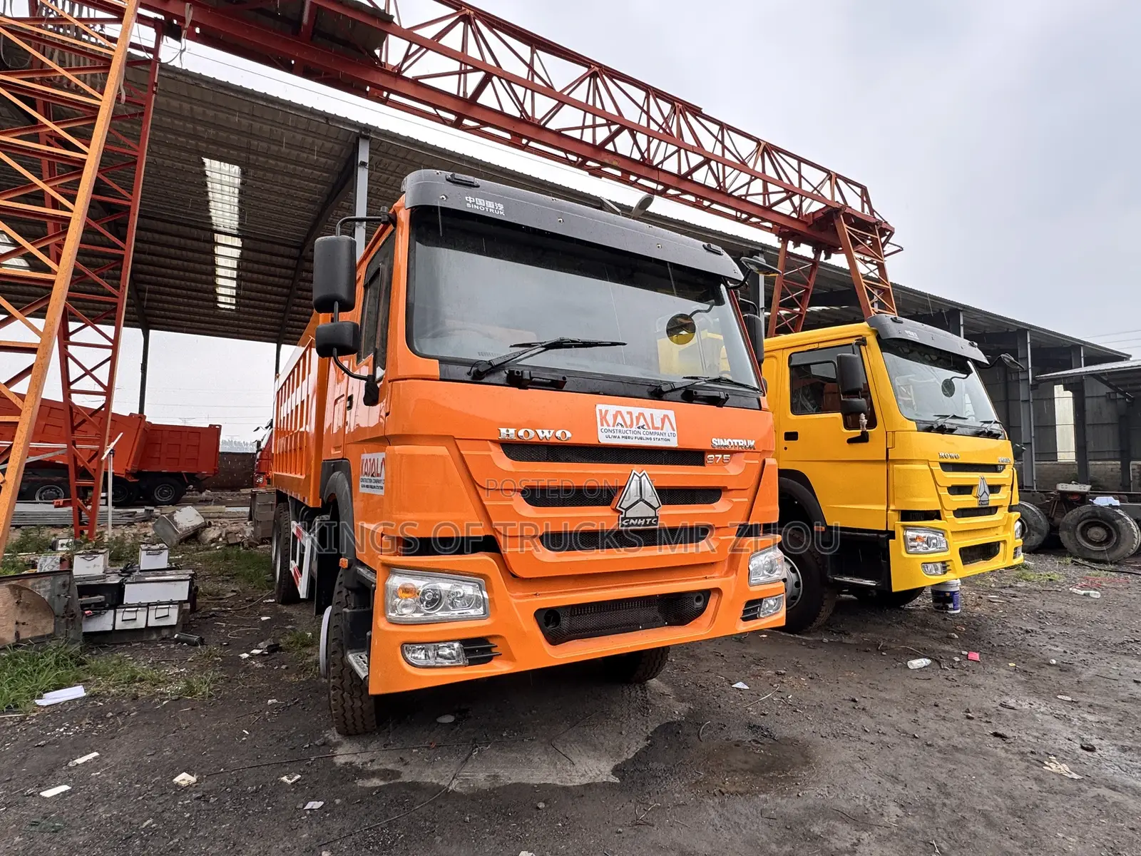 Ready to Order Howo 6x4 Dump Truck 375 Hp