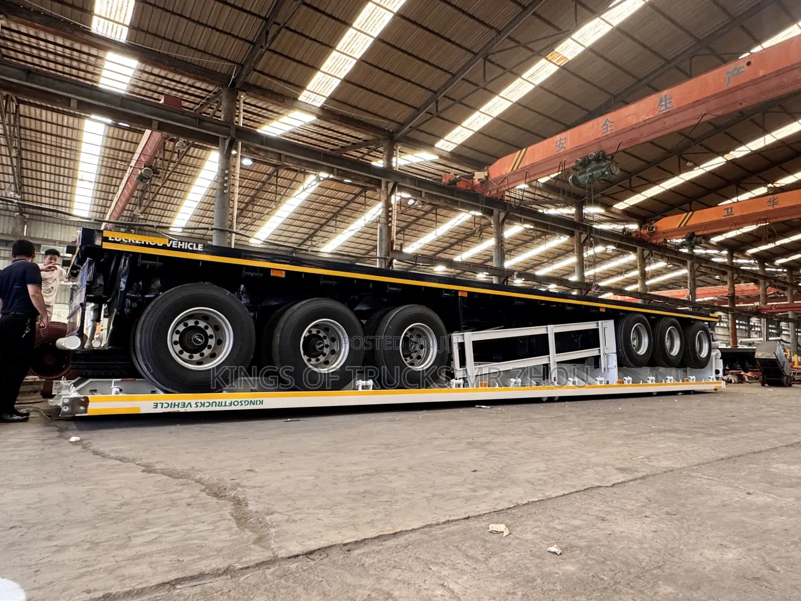 Brand New 12.5meters Flatbed Trailer
