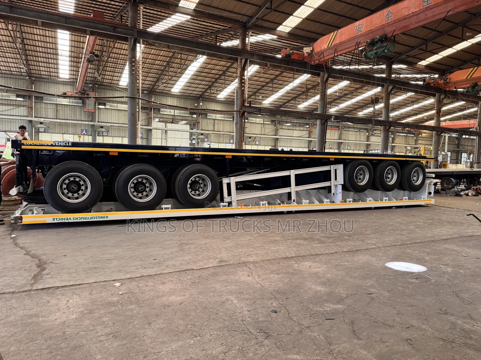 Brand New 12.5meters Flatbed Trailer