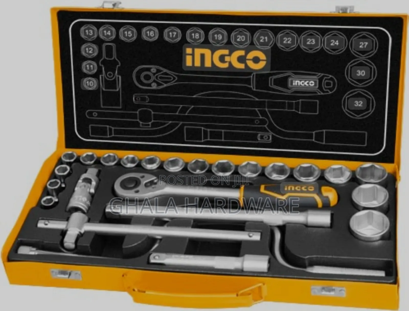 24 PCS 1/2 Socket Set