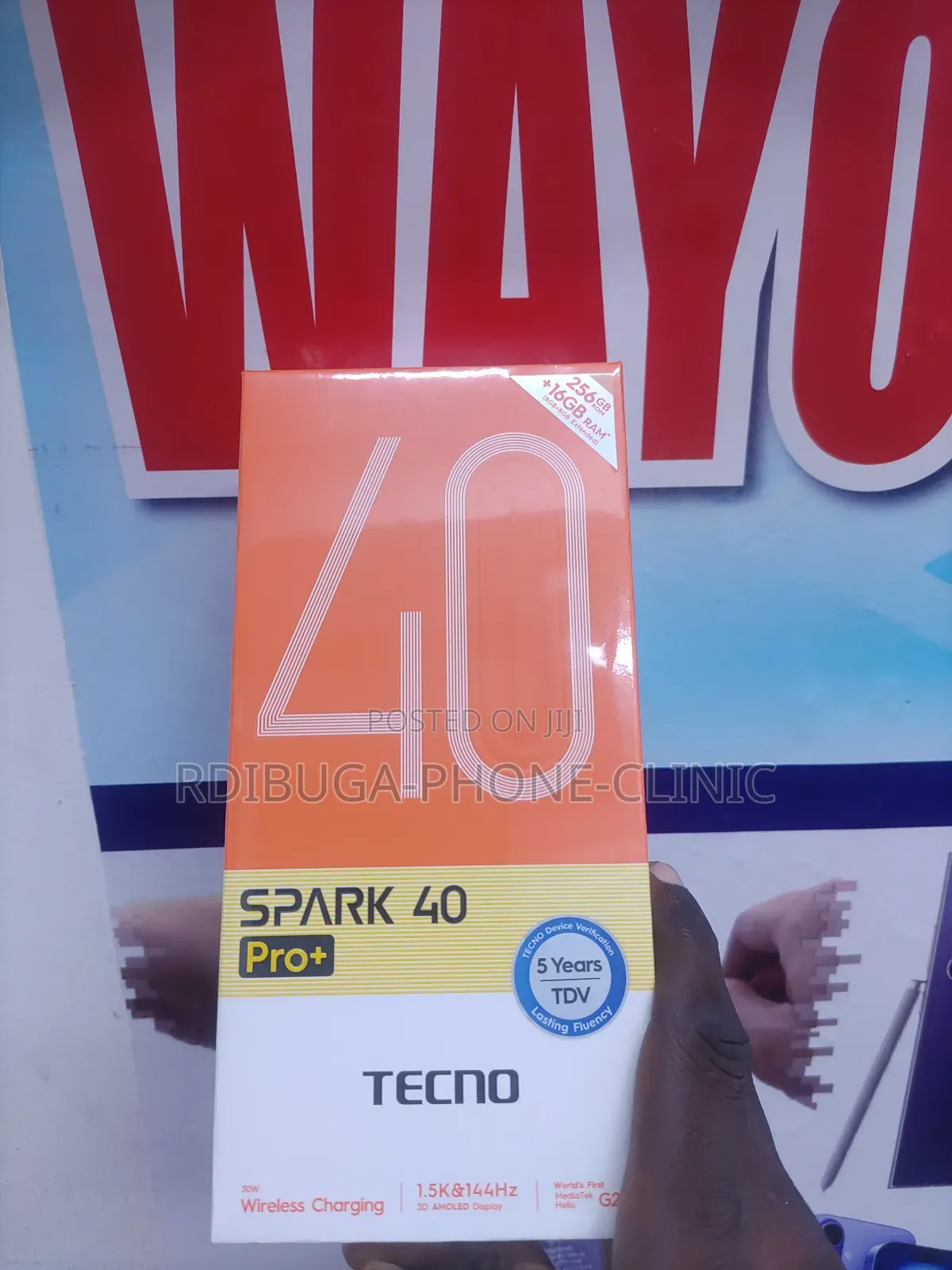New Tecno Spark 40 Pro+ 256 GB Black