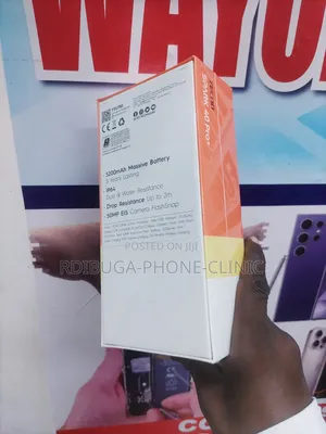 New Tecno Spark 40 Pro+ 256 GB Black