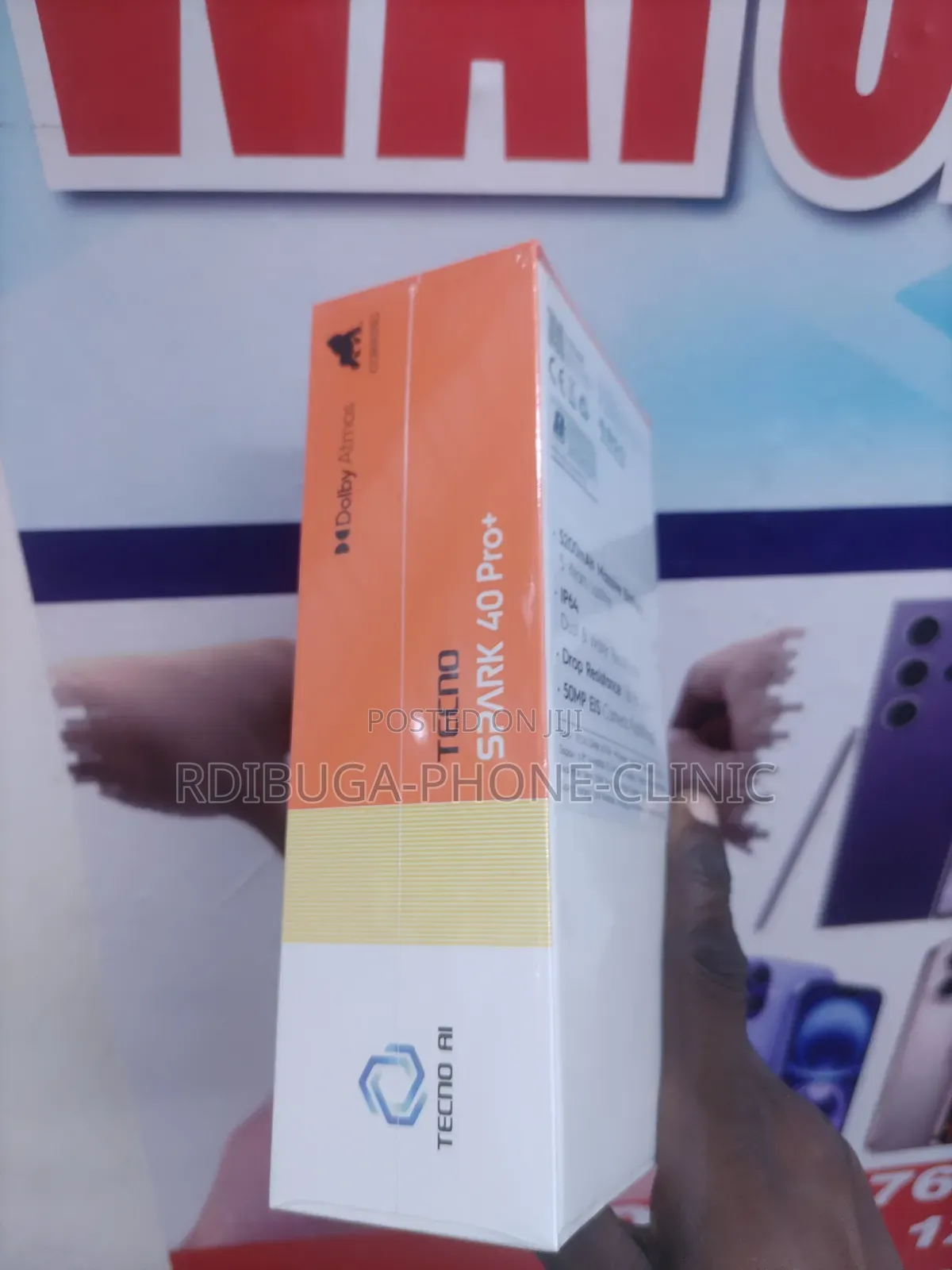 New Tecno Spark 40 Pro+ 256 GB Black