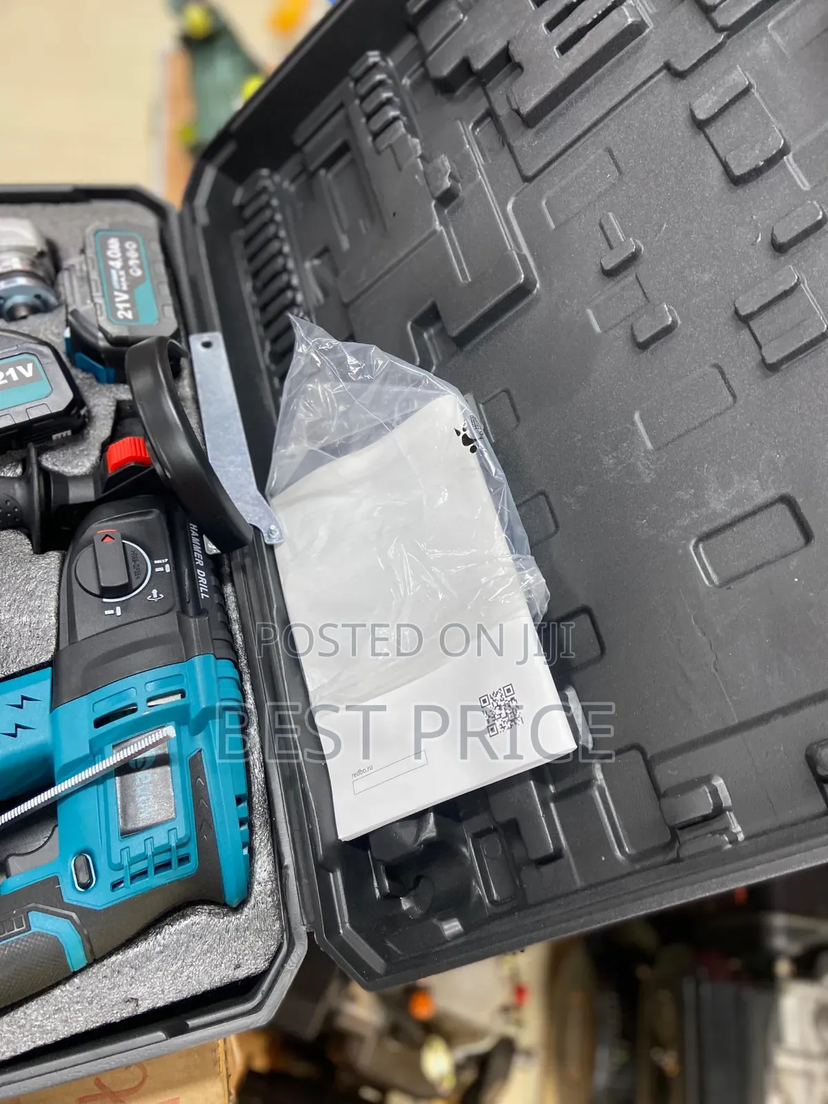 Edon Cordless Drill Plus Angle Grinder Toolbox Oaf-21ad