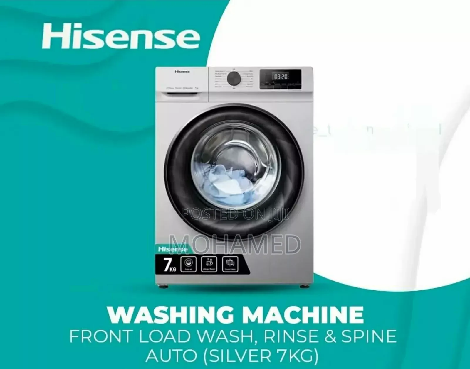 Hisense Washing Machine 7kg