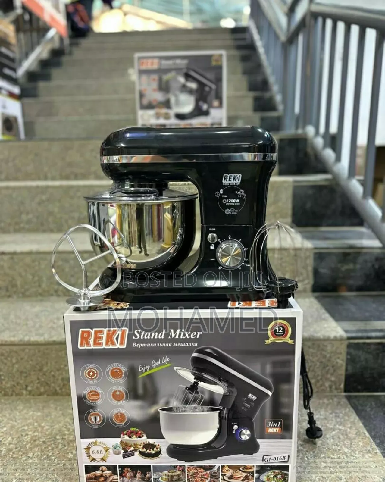 Reki Stand Mixer Capacity 6l