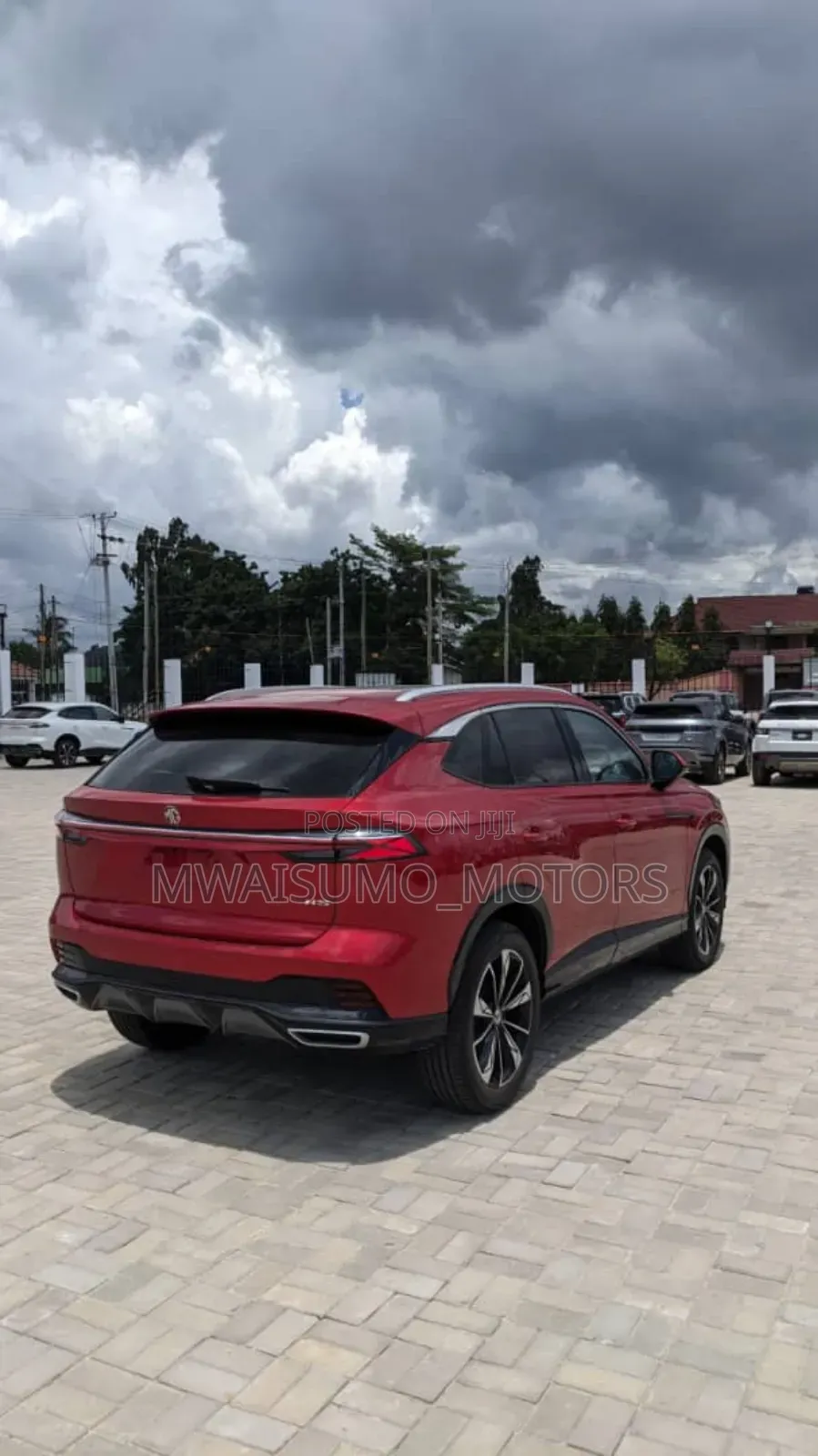 New MG ZS 2024 Burgundy