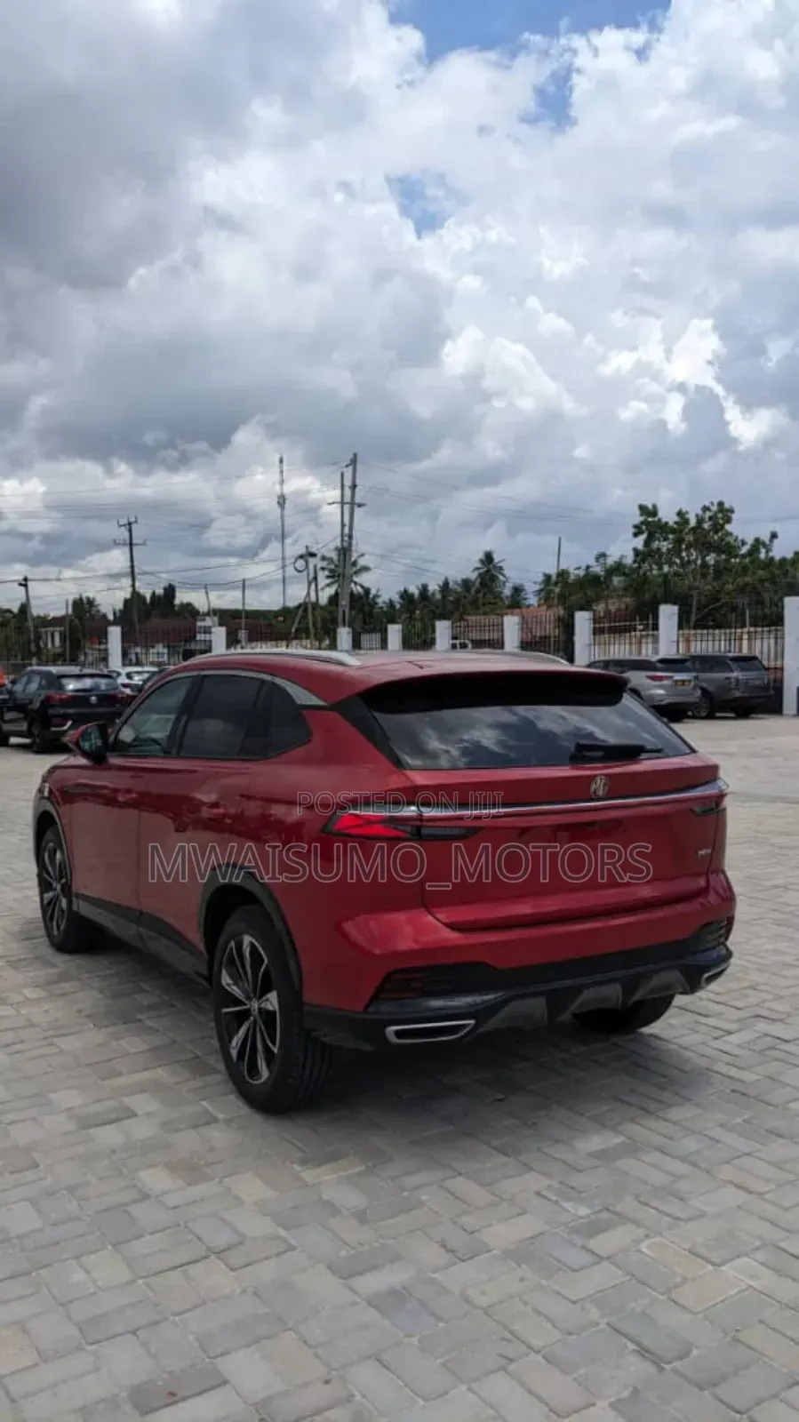 New MG ZS 2024 Burgundy