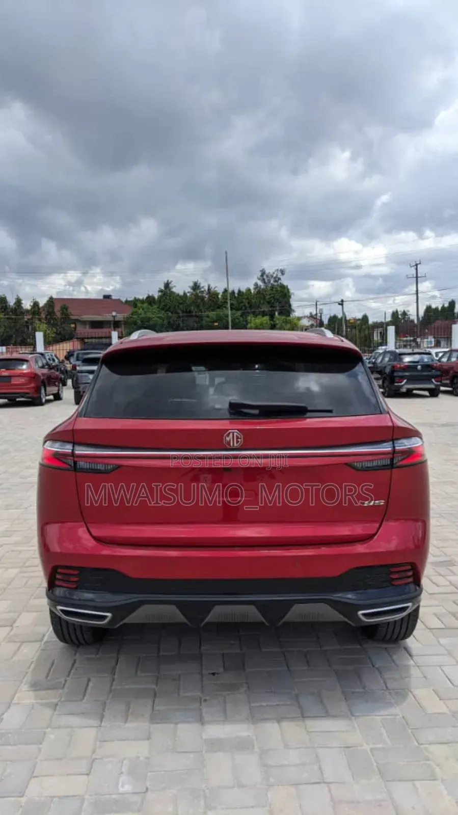 New MG ZS 2024 Burgundy