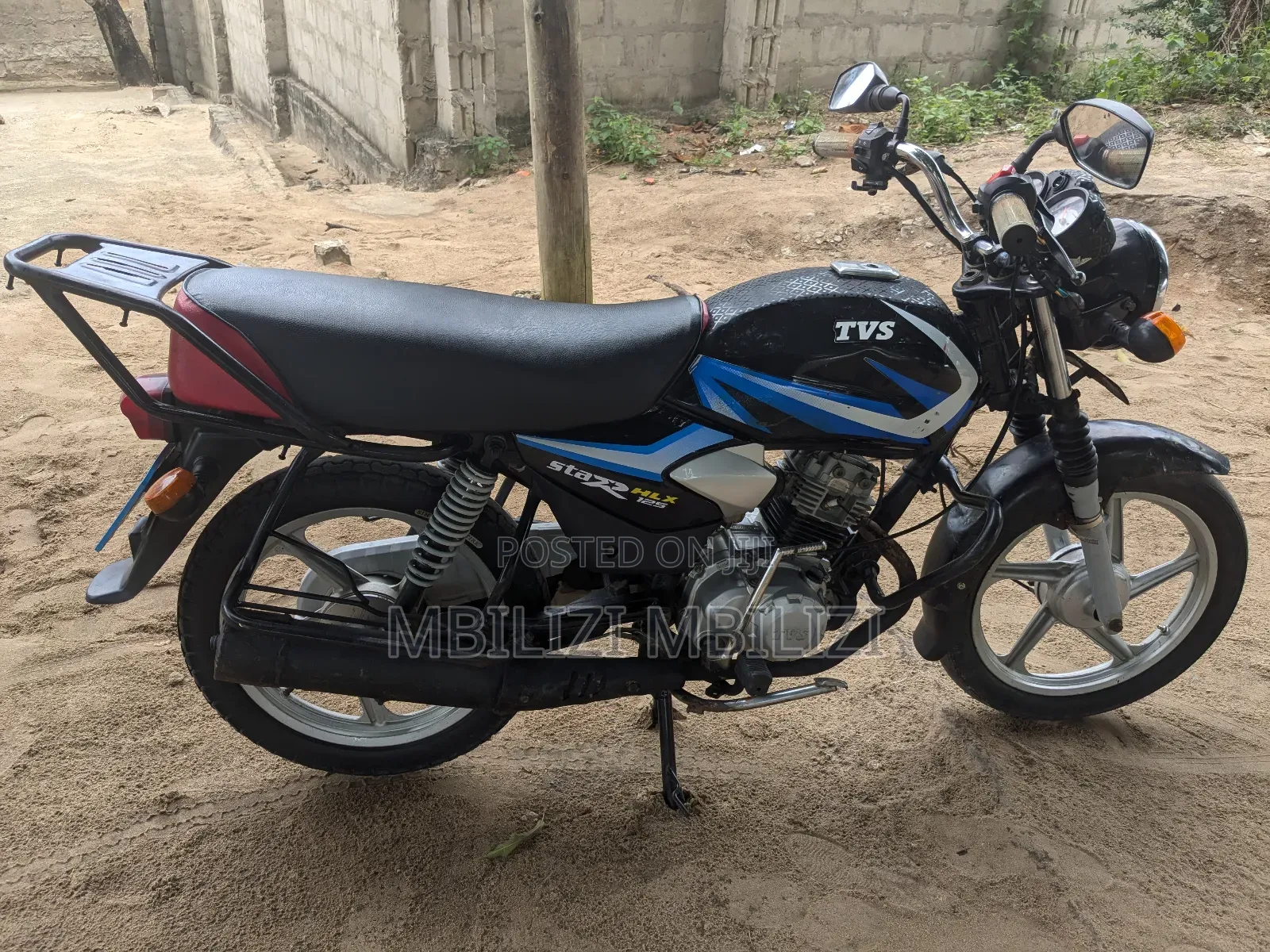 TVS HLX 125 2024 Black