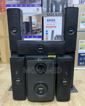 Boss Subwoofer 5 Speakers Powerful Bass