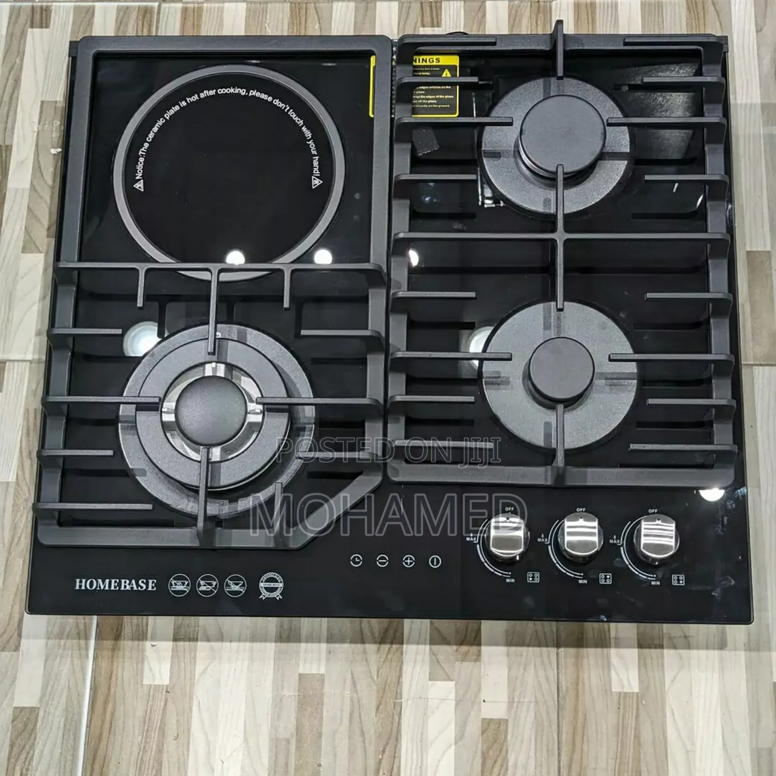 Homebase 4plates ( 3gas 1electric Plate