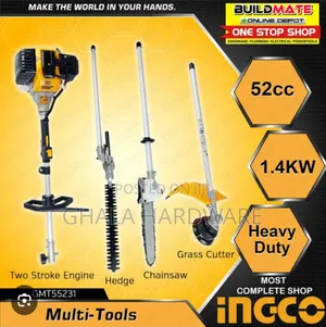 4-in-1 Gasoline 
Hedge Trimmer Multi 
Tool