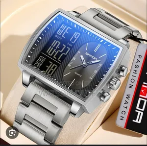 Luxury Date and Day Dual Time Sanda Watches