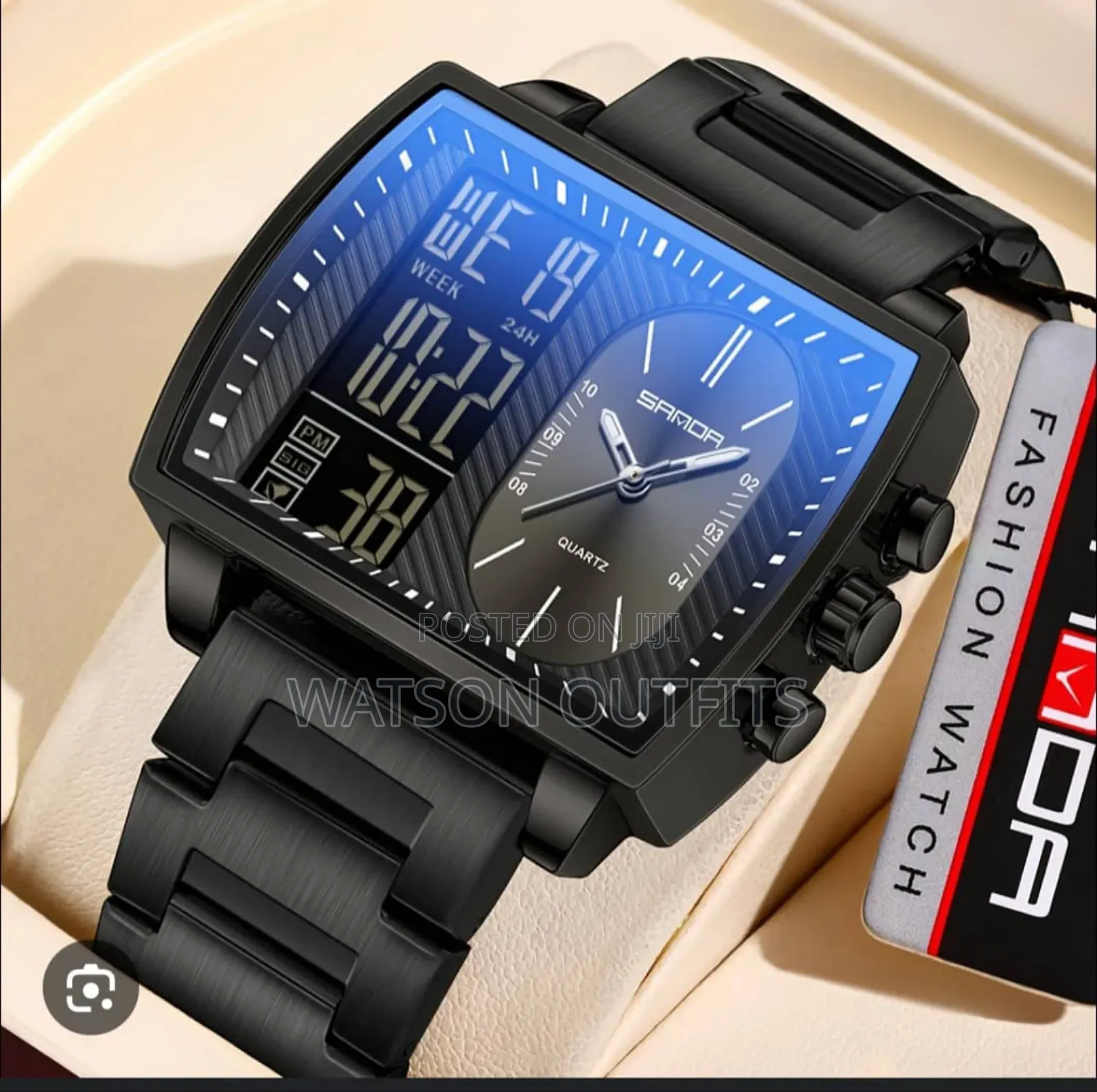 Luxury Date and Day Dual Time Sanda Watches