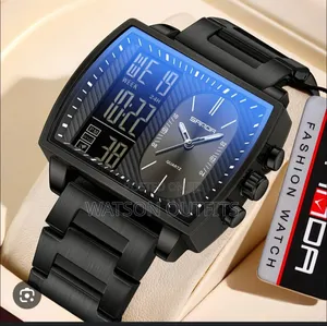 Luxury Date and Day Dual Time Sanda Watches