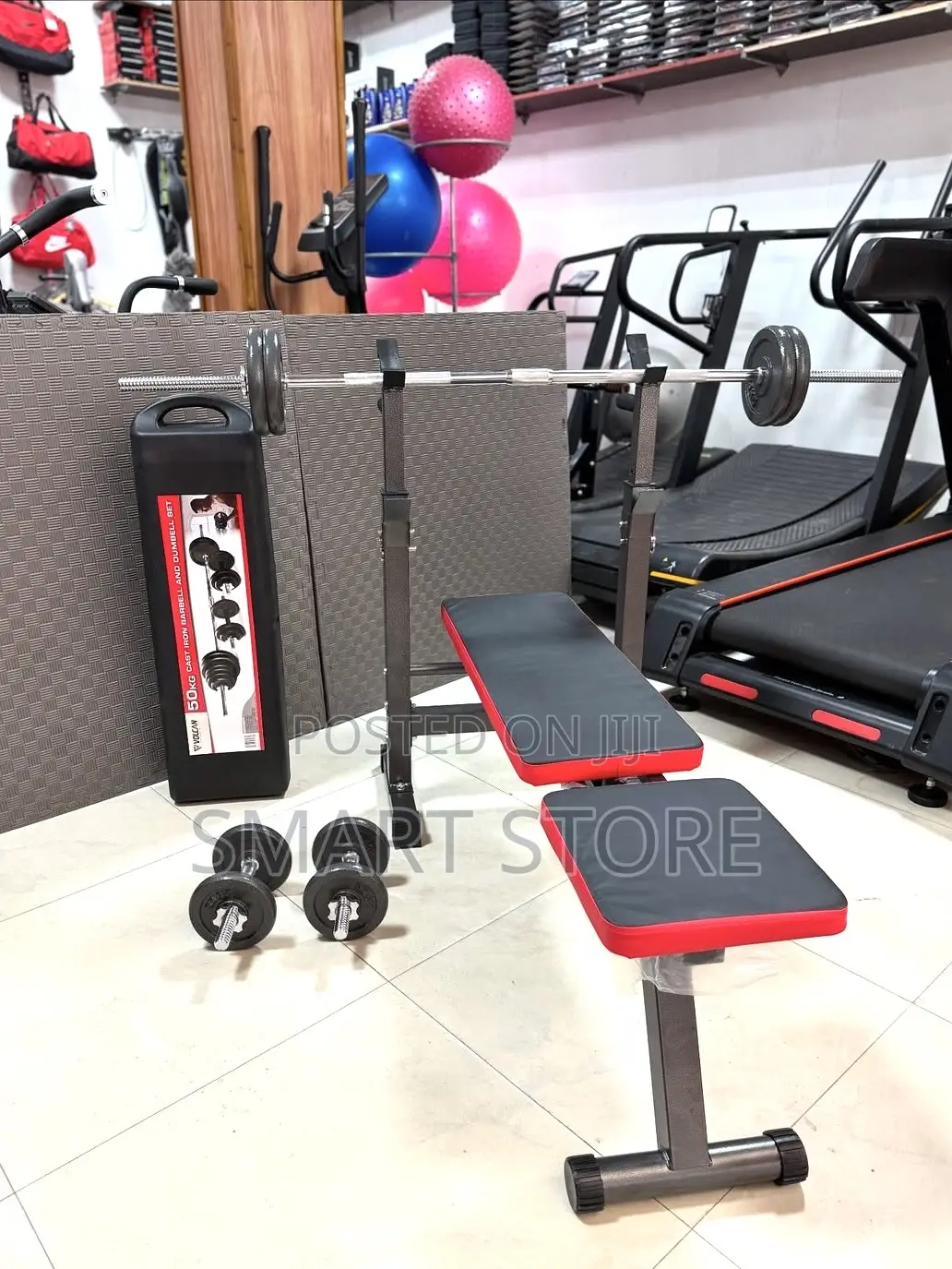 Simple Bench Press 50kg Weight Set