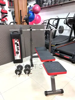 Photo - Simple Bench Press 50kg Weight Set