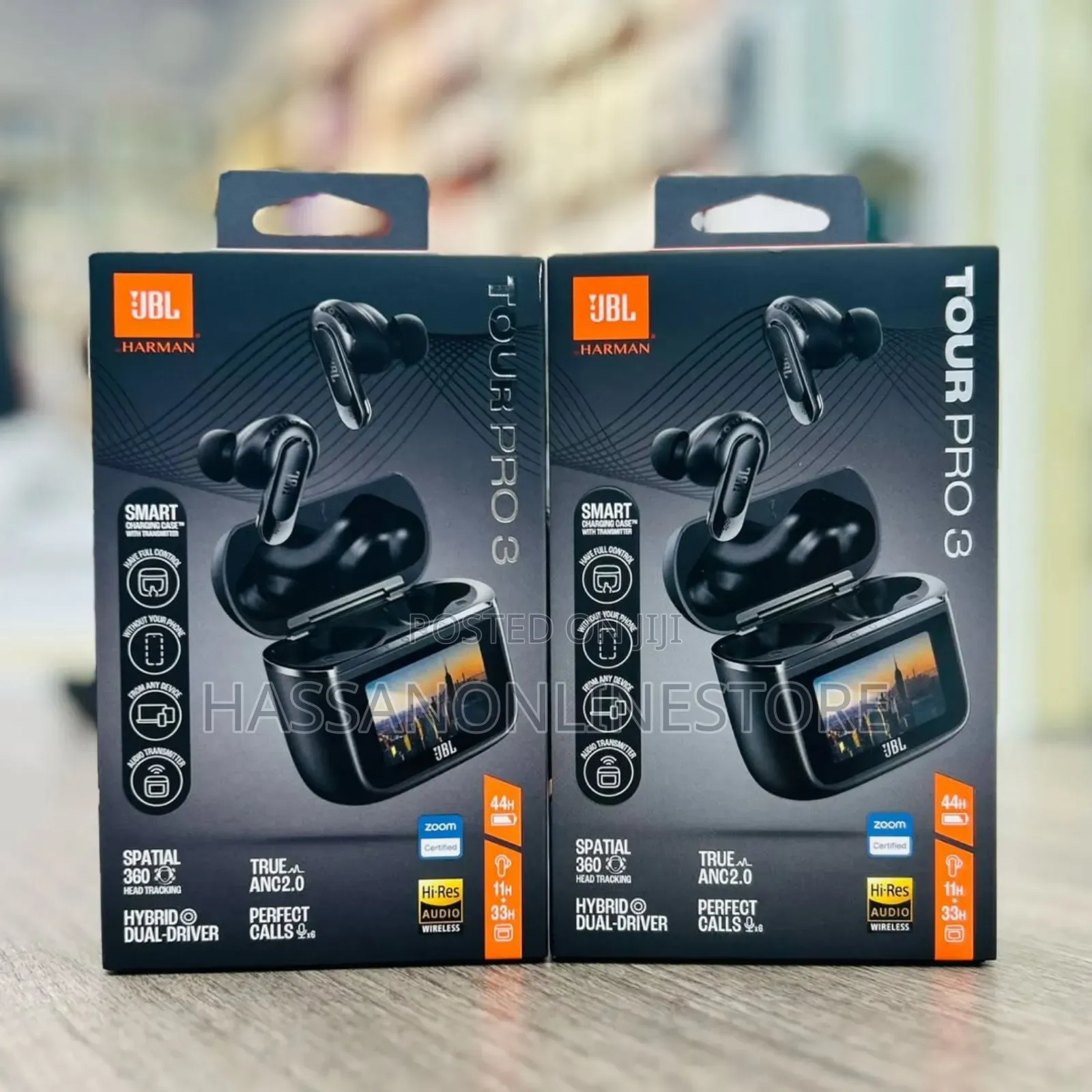 JBL Tour Pro 3 True Wireless Noise-Canceling Earbuds
