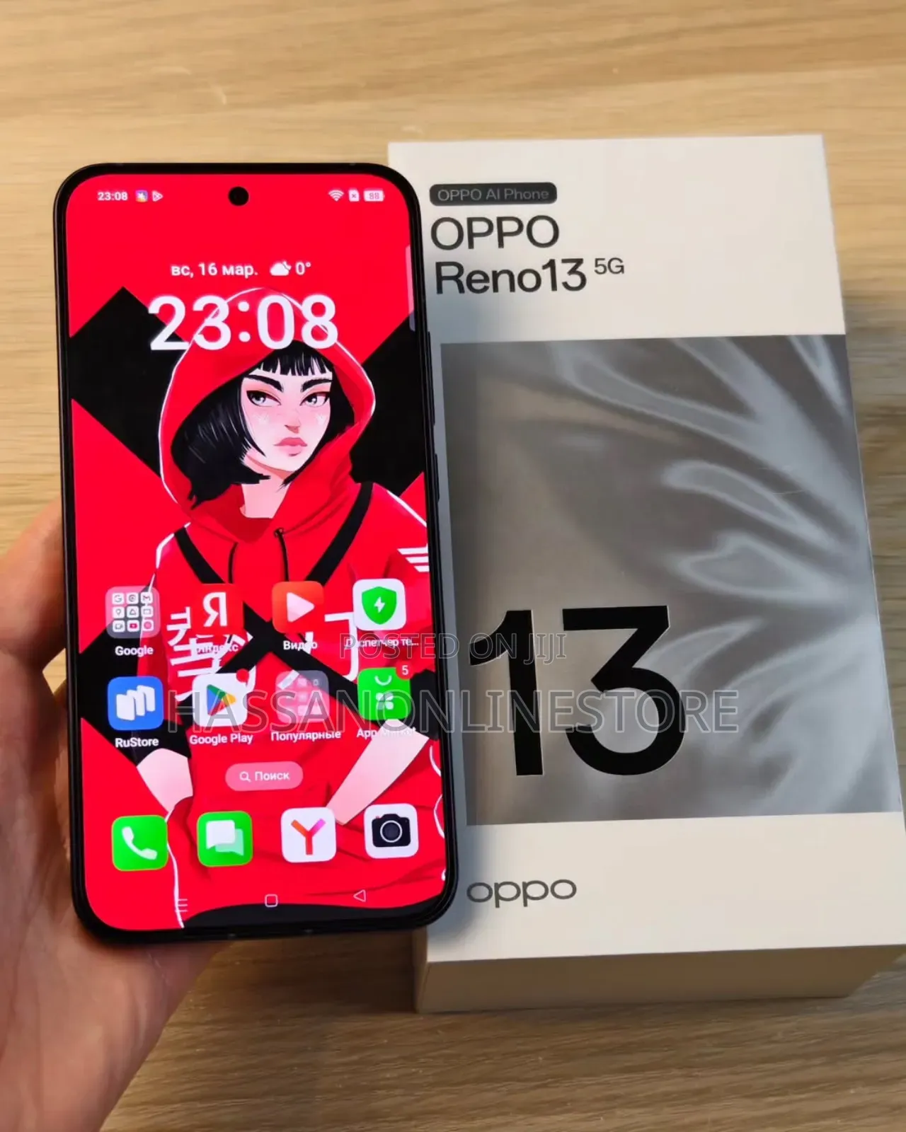 New Oppo Reno13 256 GB Black