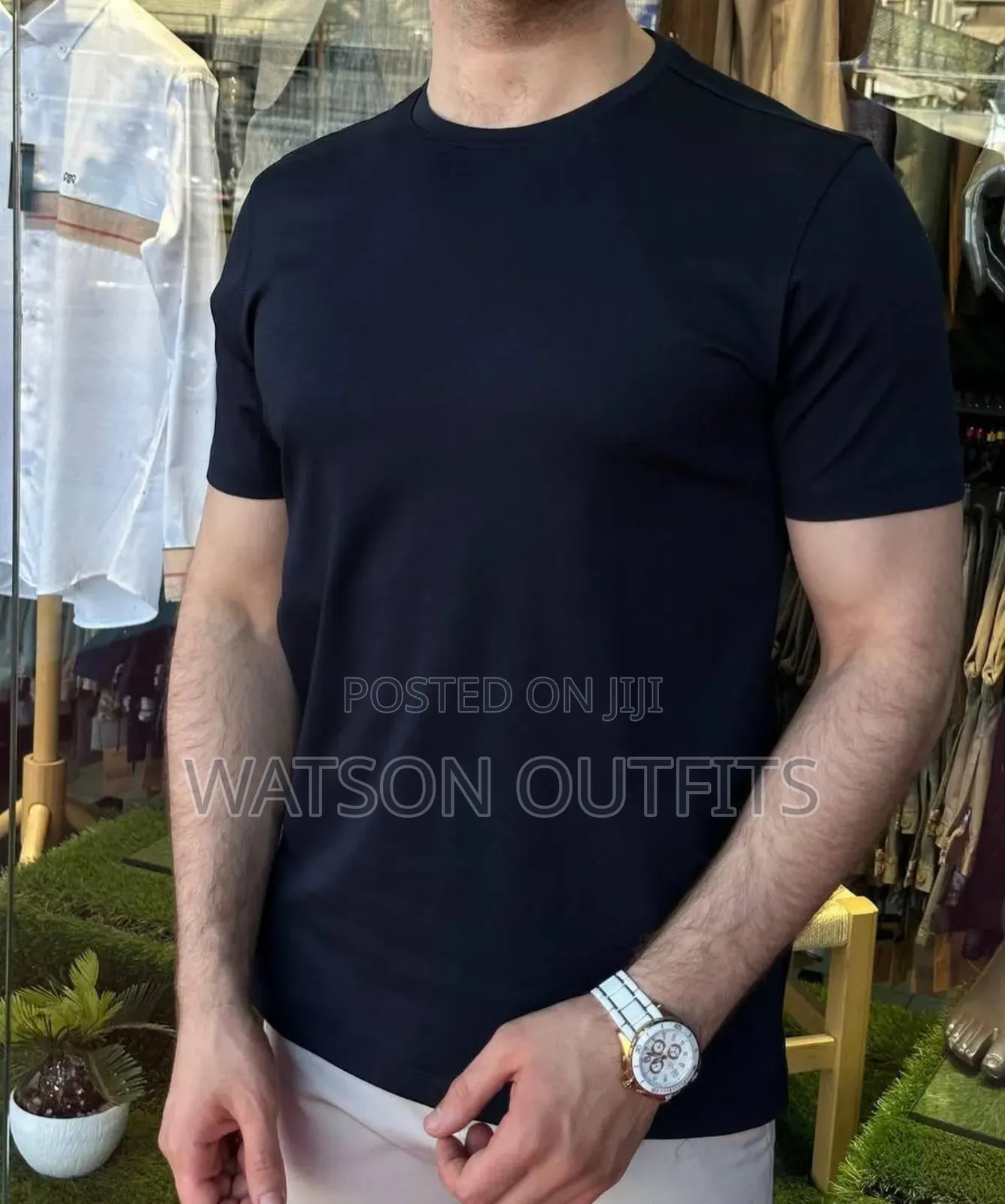 Plain Tshirts Classic Za Round Collar