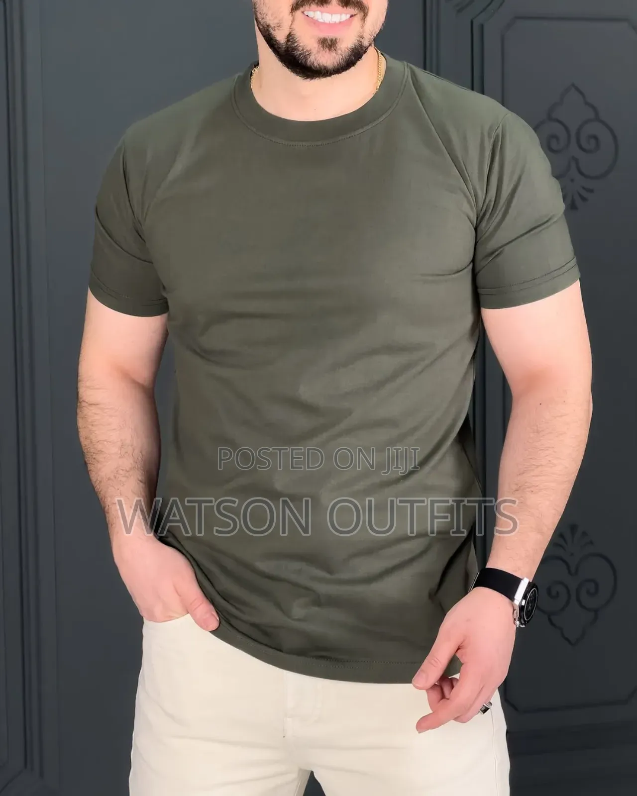 Plain Tshirts Classic Za Round Collar