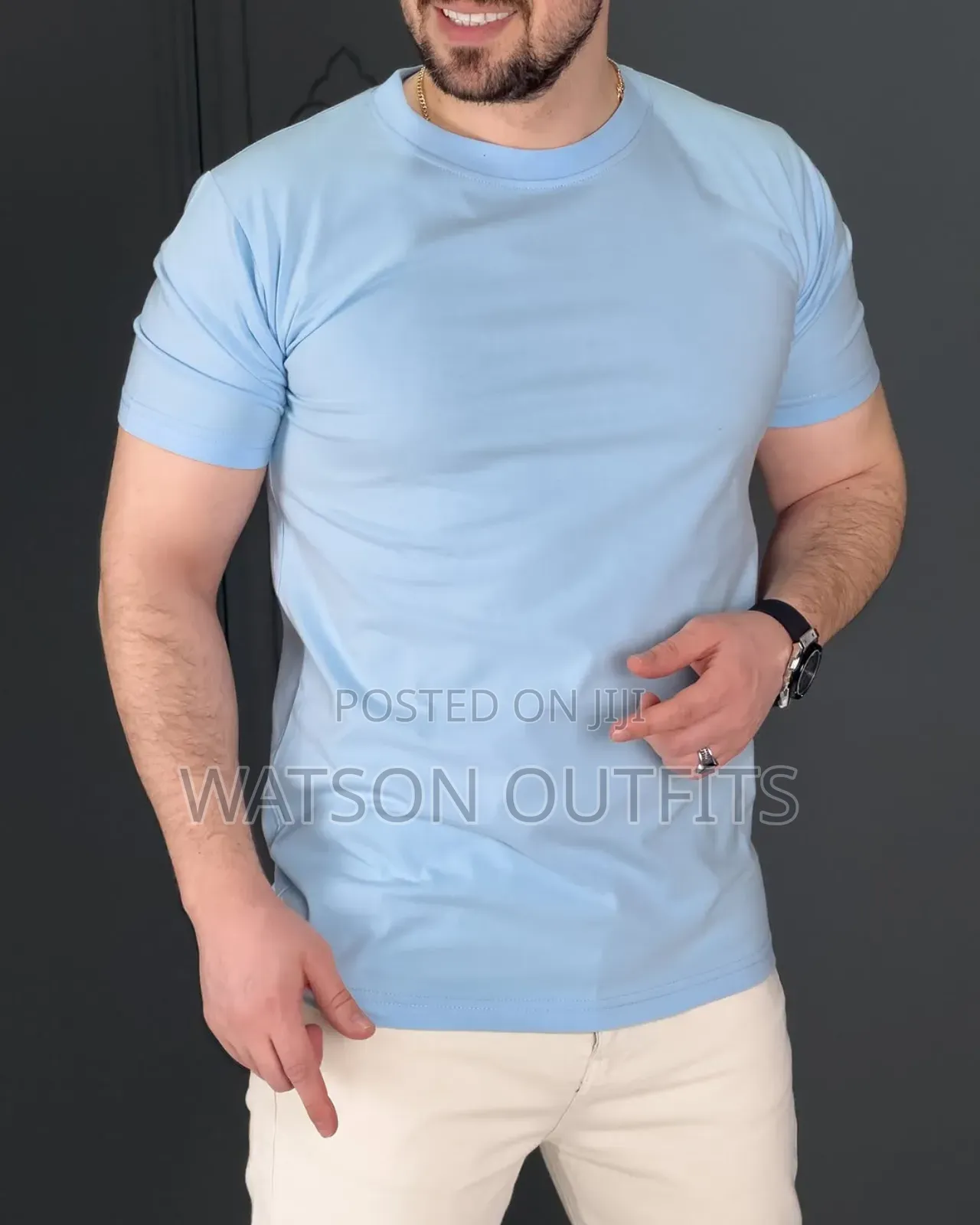 Plain Tshirts Classic Za Round Collar