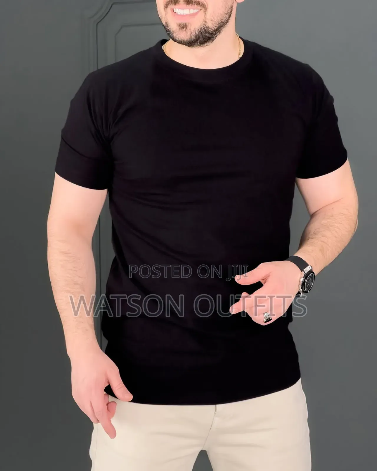 Plain Tshirts Classic Za Round Collar
