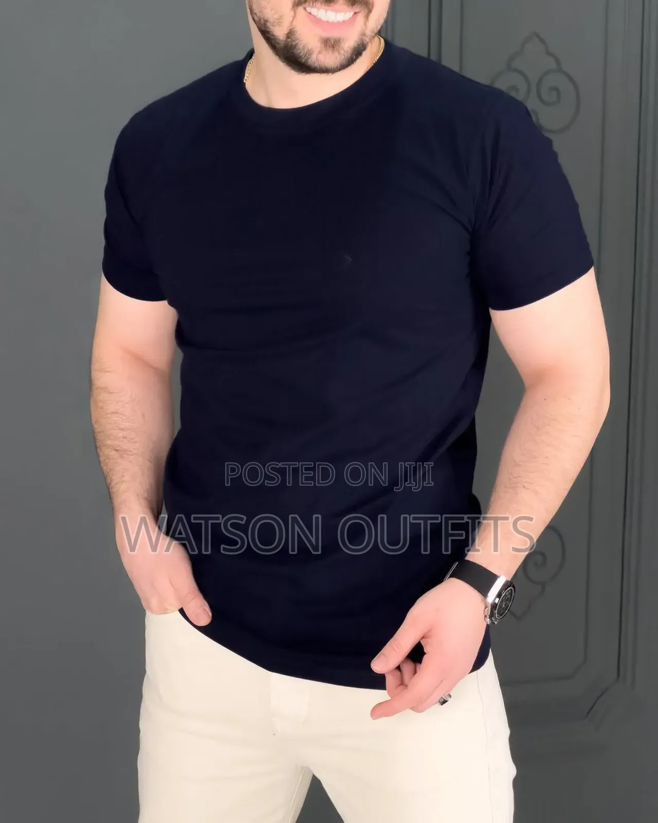 Plain Tshirts Classic Za Round Collar