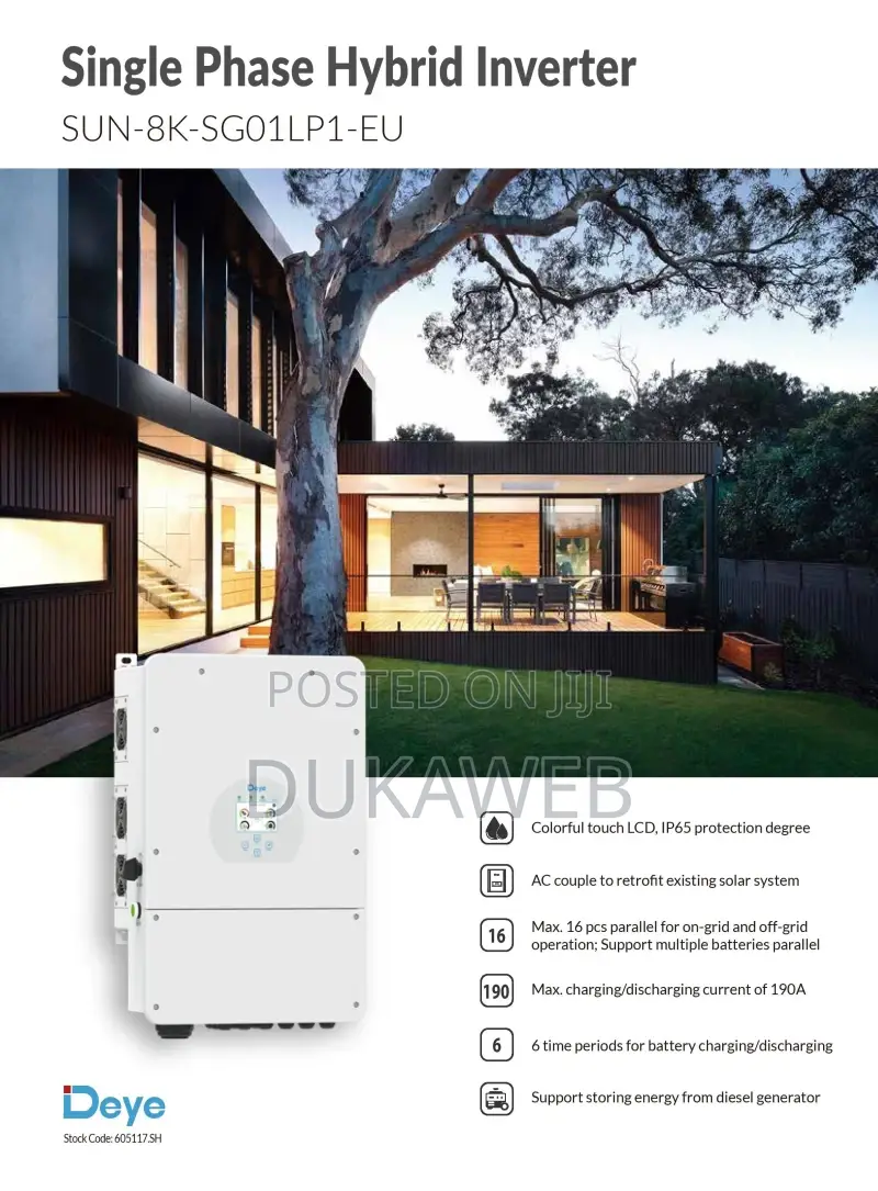 8kw Deye Single Phase Inverter